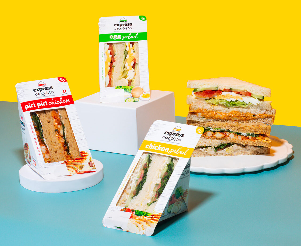 Express Cuisine packaged sandwiches and prepared sandwich selection
